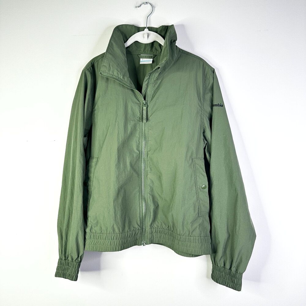 Columbia Green Lightweight Windbreaker Jacket